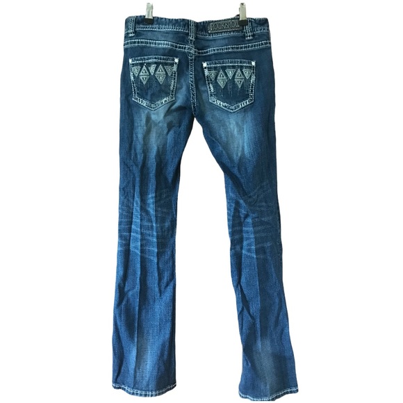ROCK&ROLL COWGIRL Low Rise Bootcut Jeans - Picture 5 of 11
